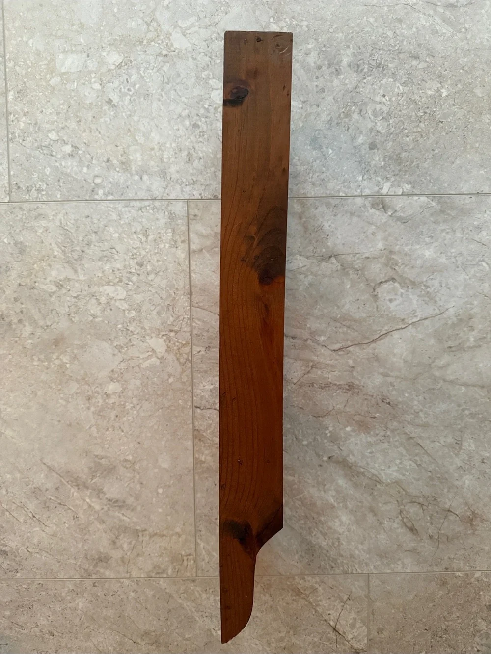 Vintage Solid Wooden Vertical Shelf Heart